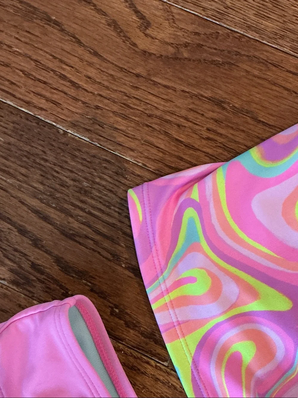 Cat & Jack Pink Swirl Tankini Set